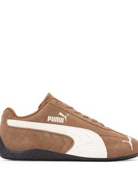Puma Suede Classic Sneaker in Brown and White